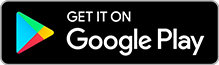 Google Icon with the text that reads " Android app on Google play."